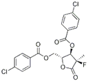 (2R)-2-Deoxy-2-fluoro-2-Methyl-D-erythro-pentonic acid-g-lactone 3,5-bis(4-chlorobenzoate) 