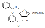 3,5-二-O-苯甲酰基-2-脱氧-2,2-二氟-1-O-苯甲酰基-D-呋喃核糖