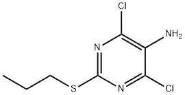 4,6-dichloro-2-propylthiopyrimidine-5-amine