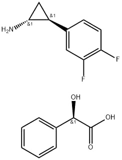 (1R,2S)-2-(3,4-二氟苯基)环丙胺 (R)-扁桃酸盐