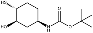 tert-butyl N-[(1R,3R,4R)-3-hydroxy-4-sulfanylcyclohexyl]carbamate